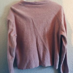 H&M | baby pink sweater